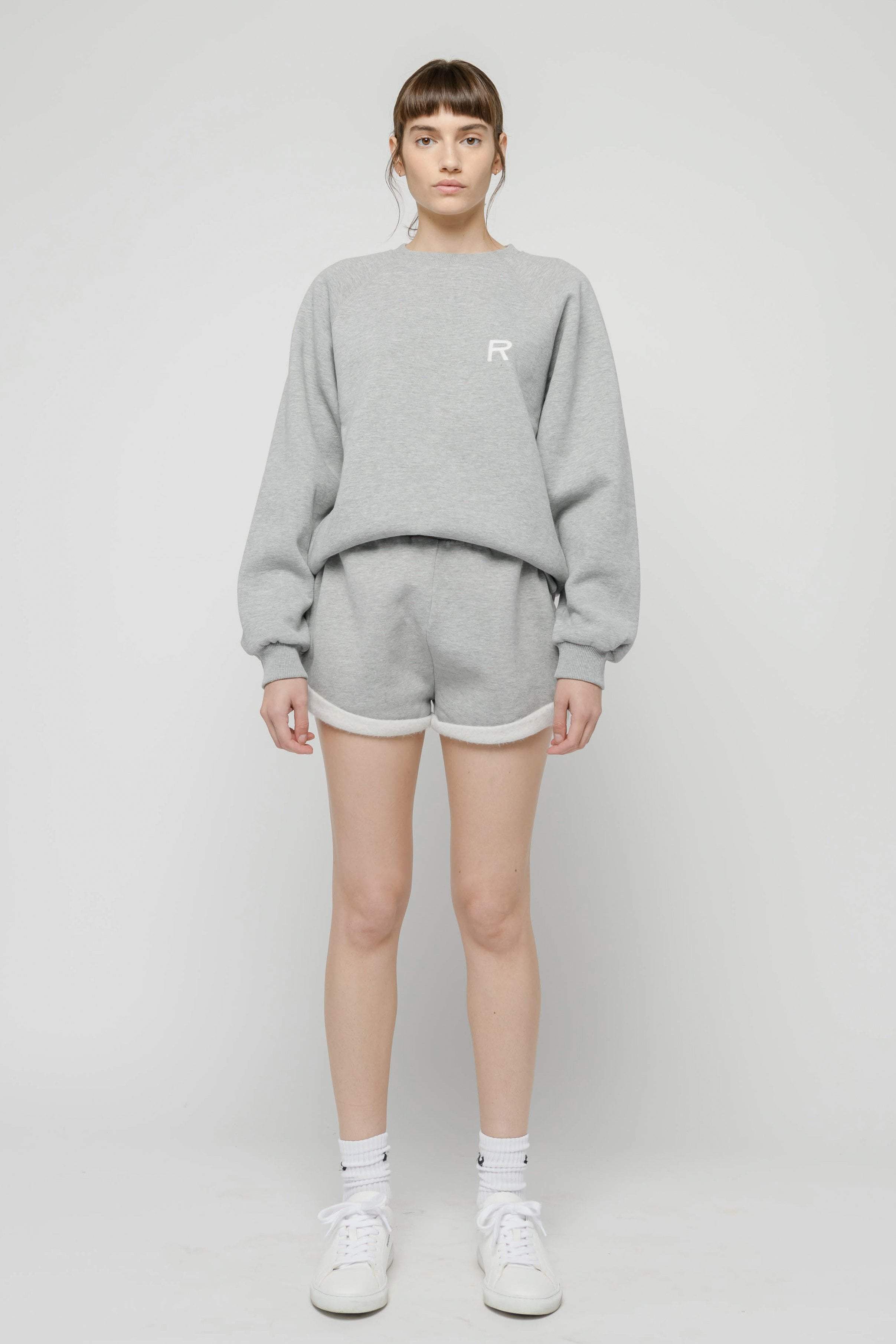 OVERSIZED SWEATSHIRT HEATHER GREY Ragdoll LA