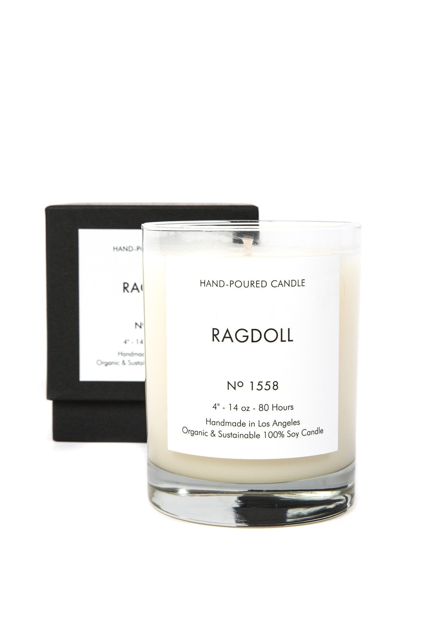 HAND POURED CANDLE No 1558 Ragdoll LA